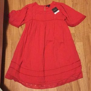New Topshop embroidered dress